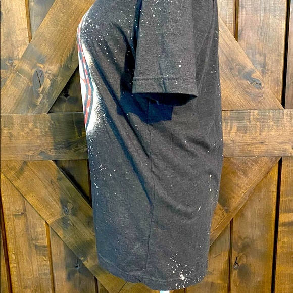 Bleach Dyed Black Vintage Stay Rad Tee NWOT - Picture 5 of 14